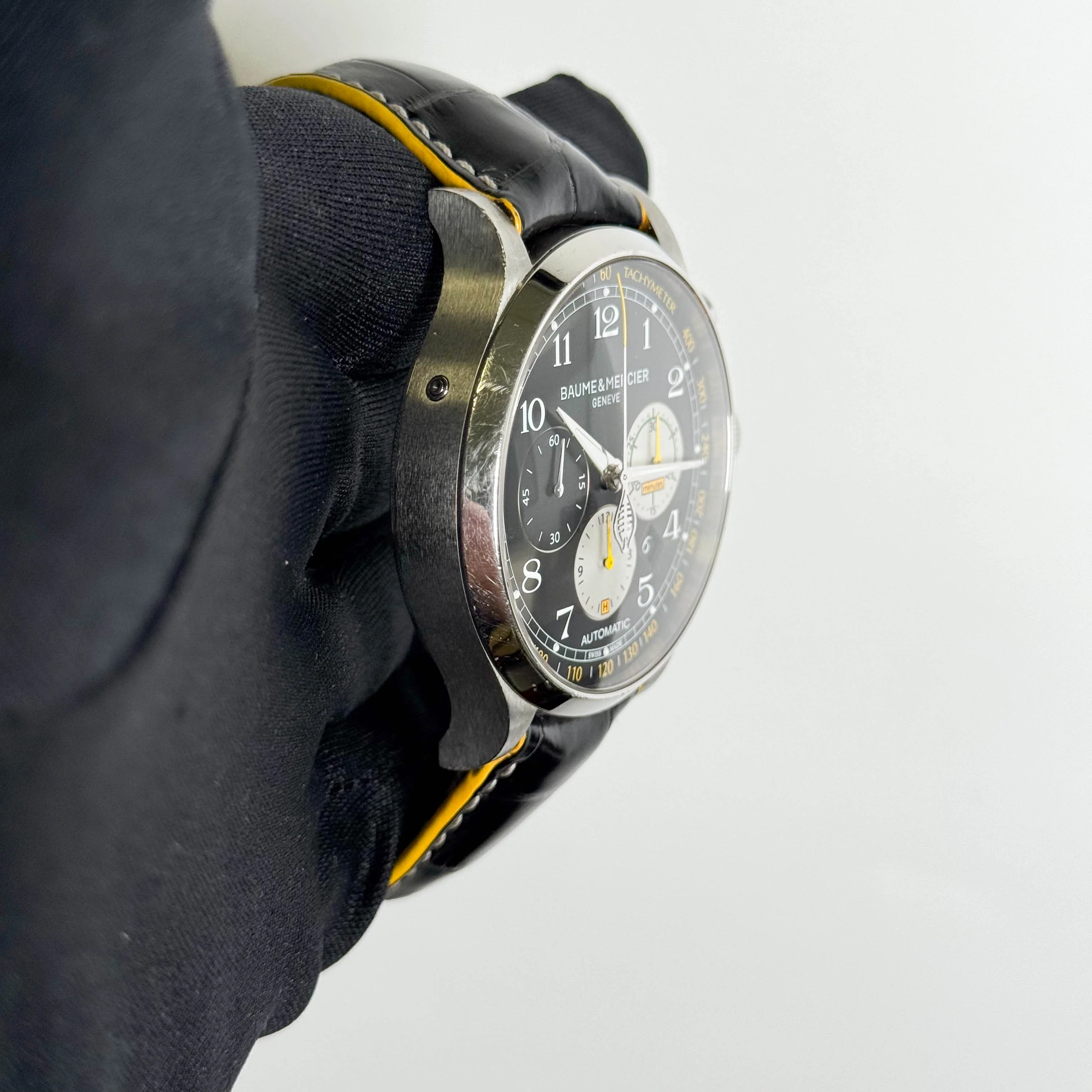 Baume & Mercier Capeland 44mm Black Dial Watch Ref# MOA10281/65798 - Image 3