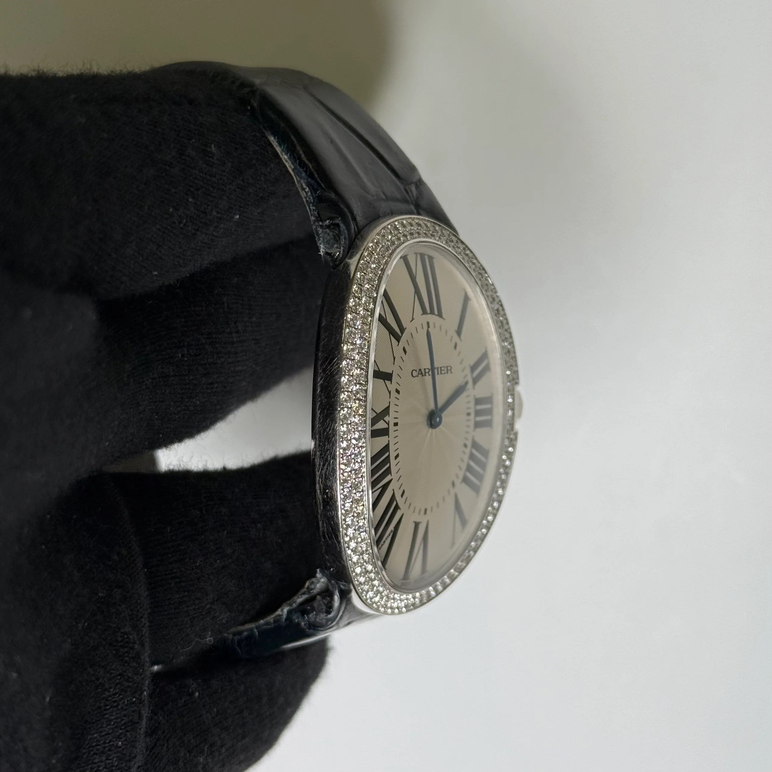 Cartier Baignoire 34mm White Dial Watch Ref# WB520009 - Image 3