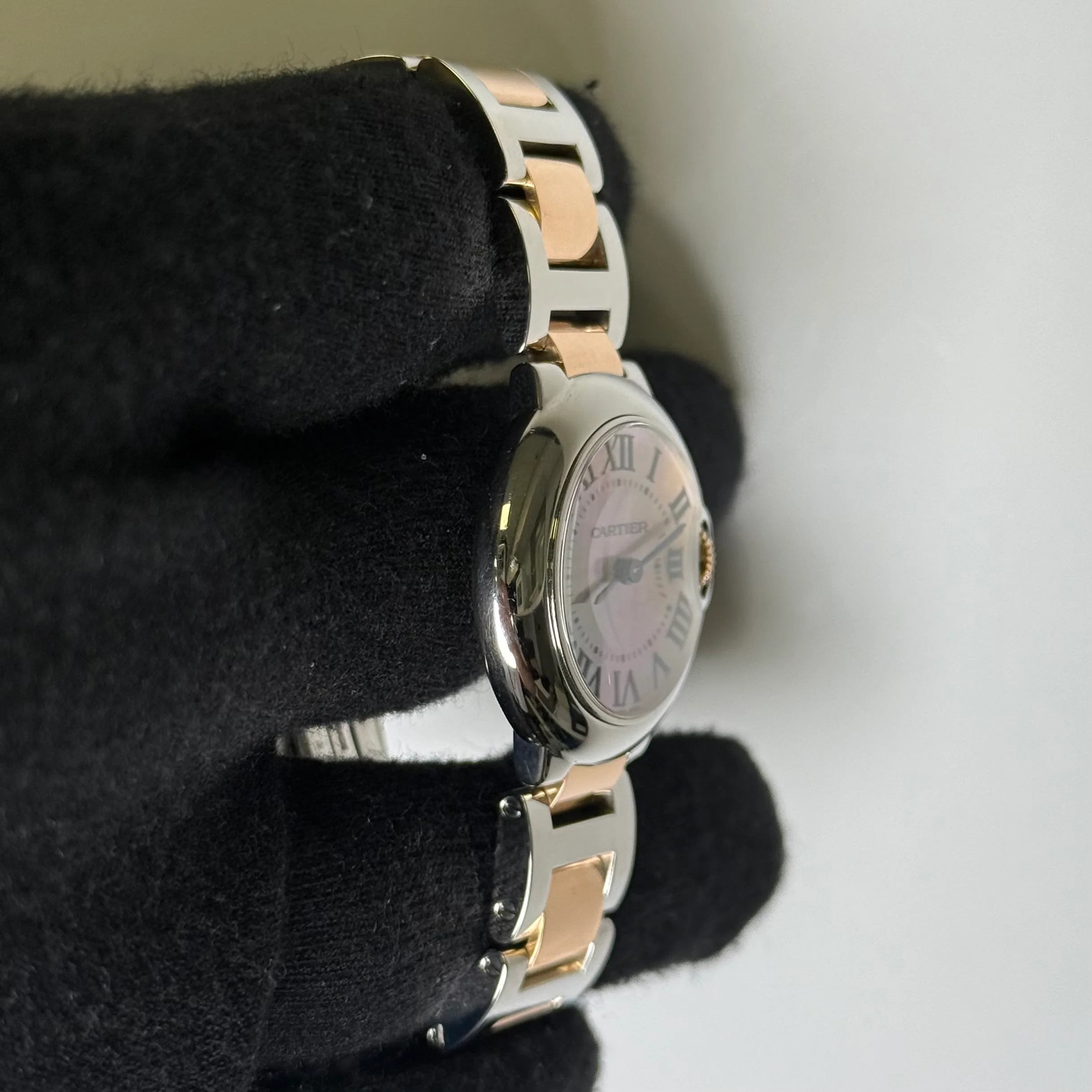 Cartier Ballon Bleu 28mm MOP Dial Watch Ref# 3009 - Image 3