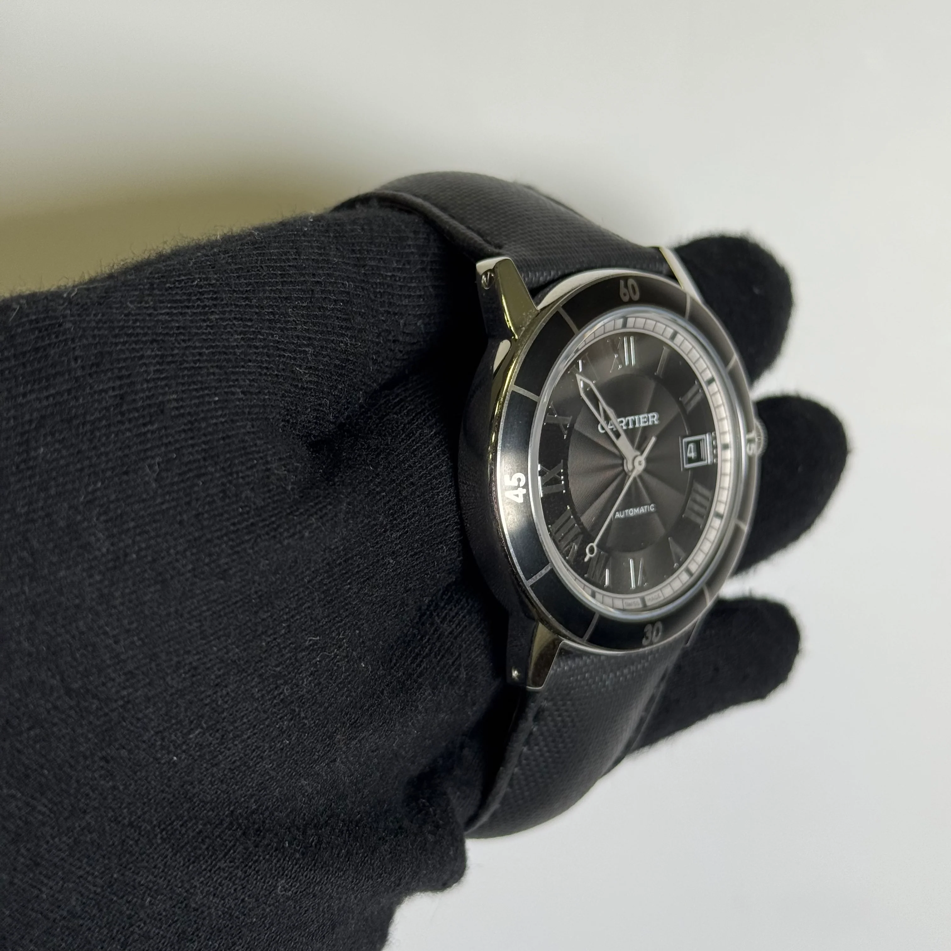 Cartier Ronde 42mm Grey Dial Watch Ref# WSRN0003 - Image 3