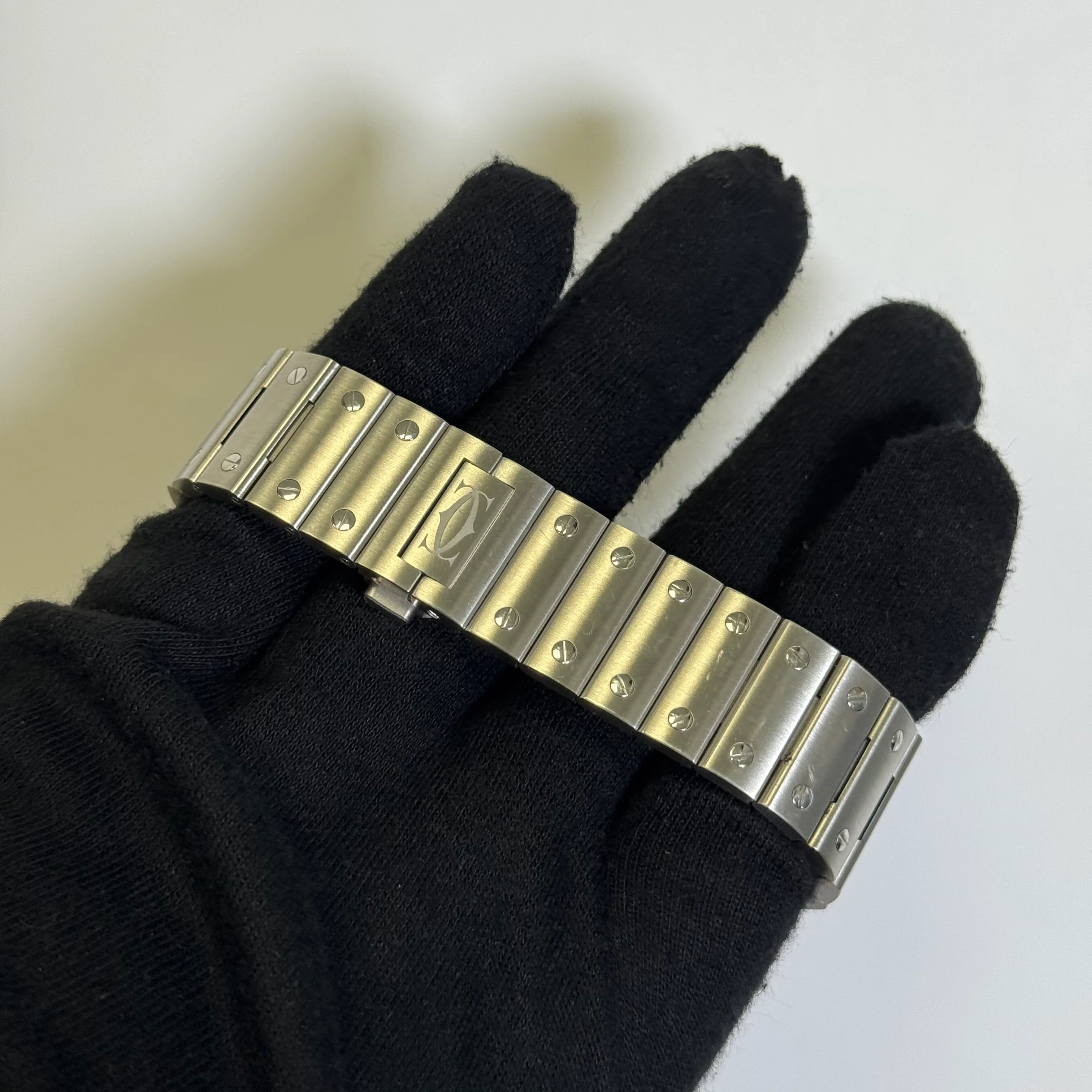 Cartier Santos 40mm Grey Dial Watch Ref# WSSA0076 - Image 4