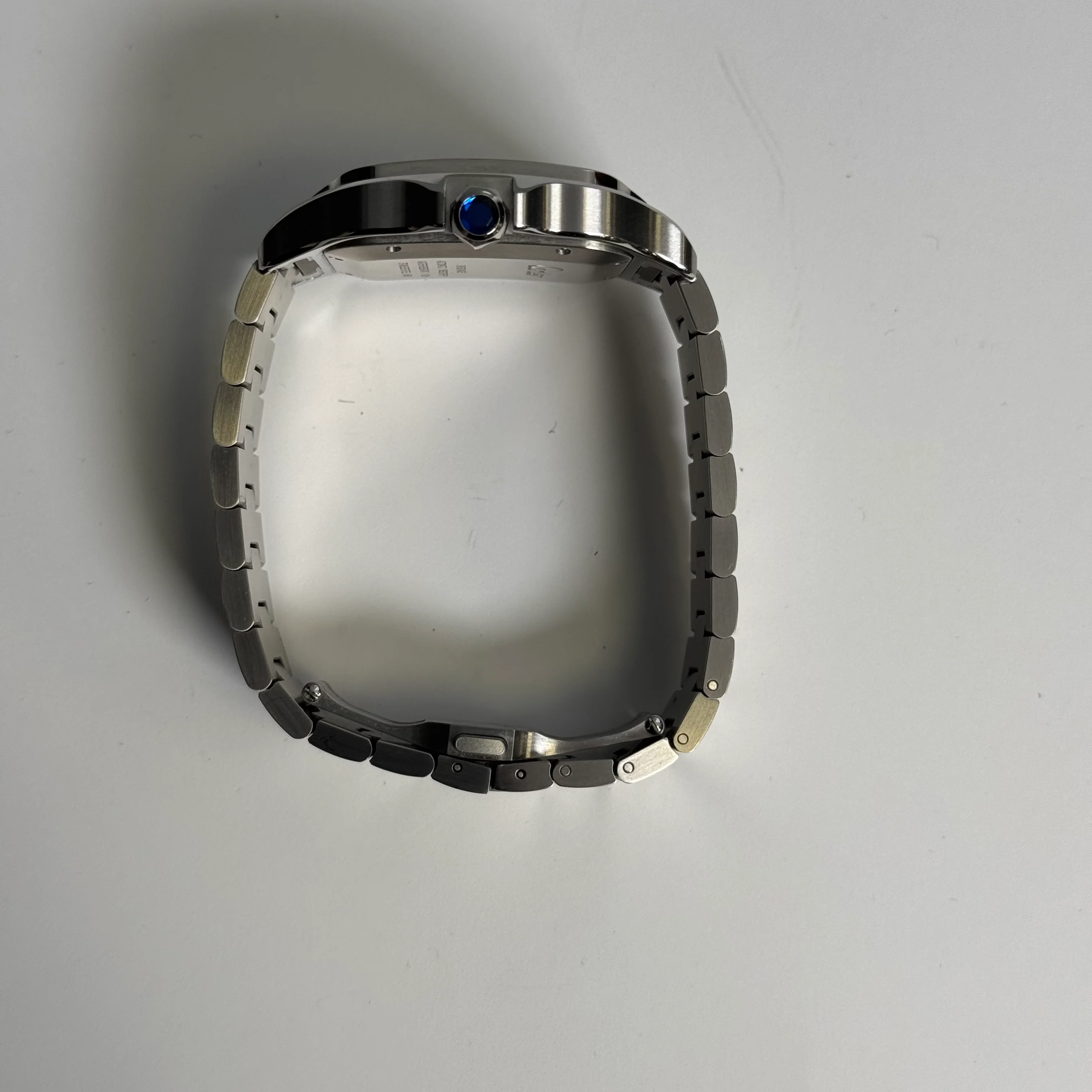 Cartier Santos 40mm Grey Dial Watch Ref# WSSA0076 - Image 5