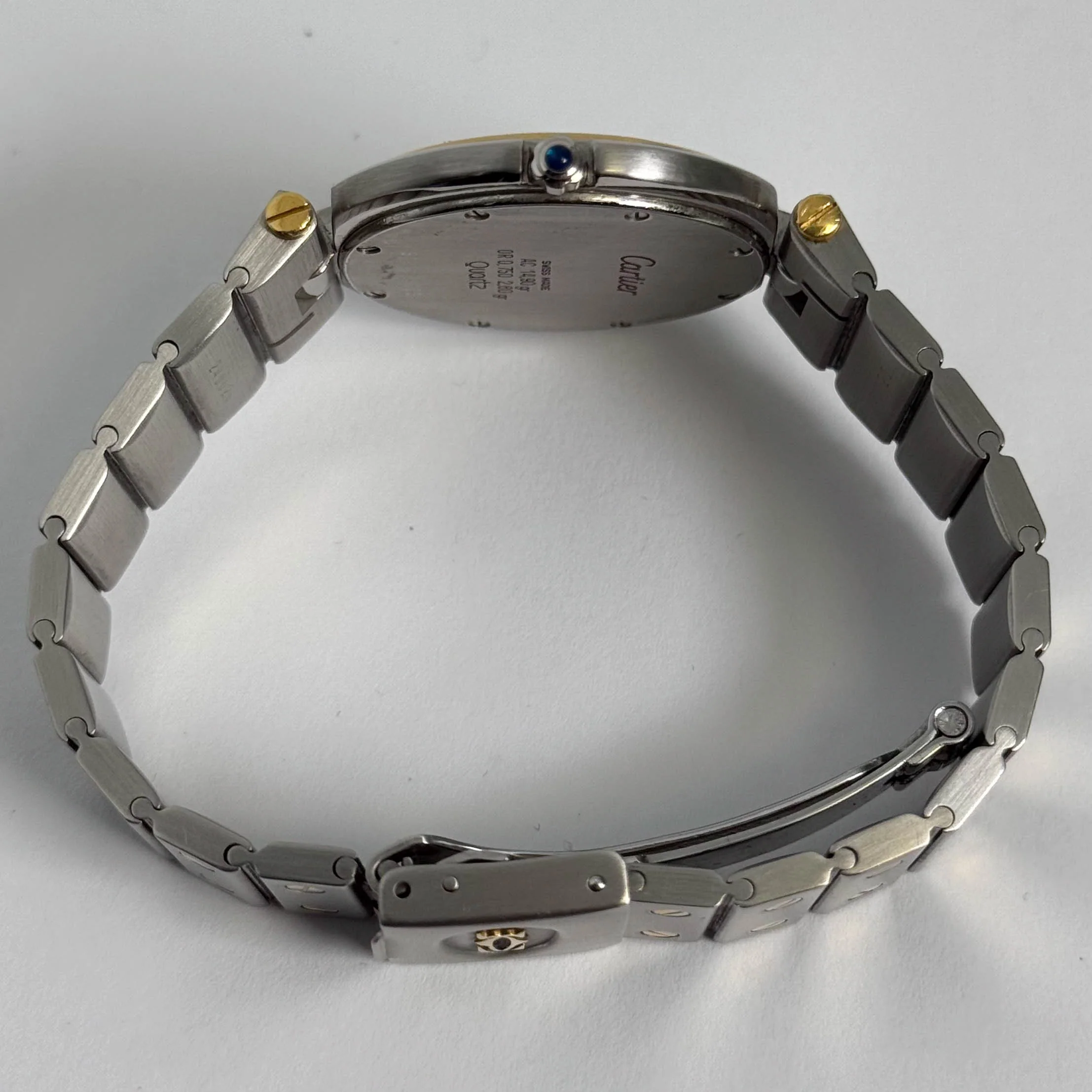 Cartier Santos Ronde 33mm White Dial Watch Ref# 8191 - Image 5