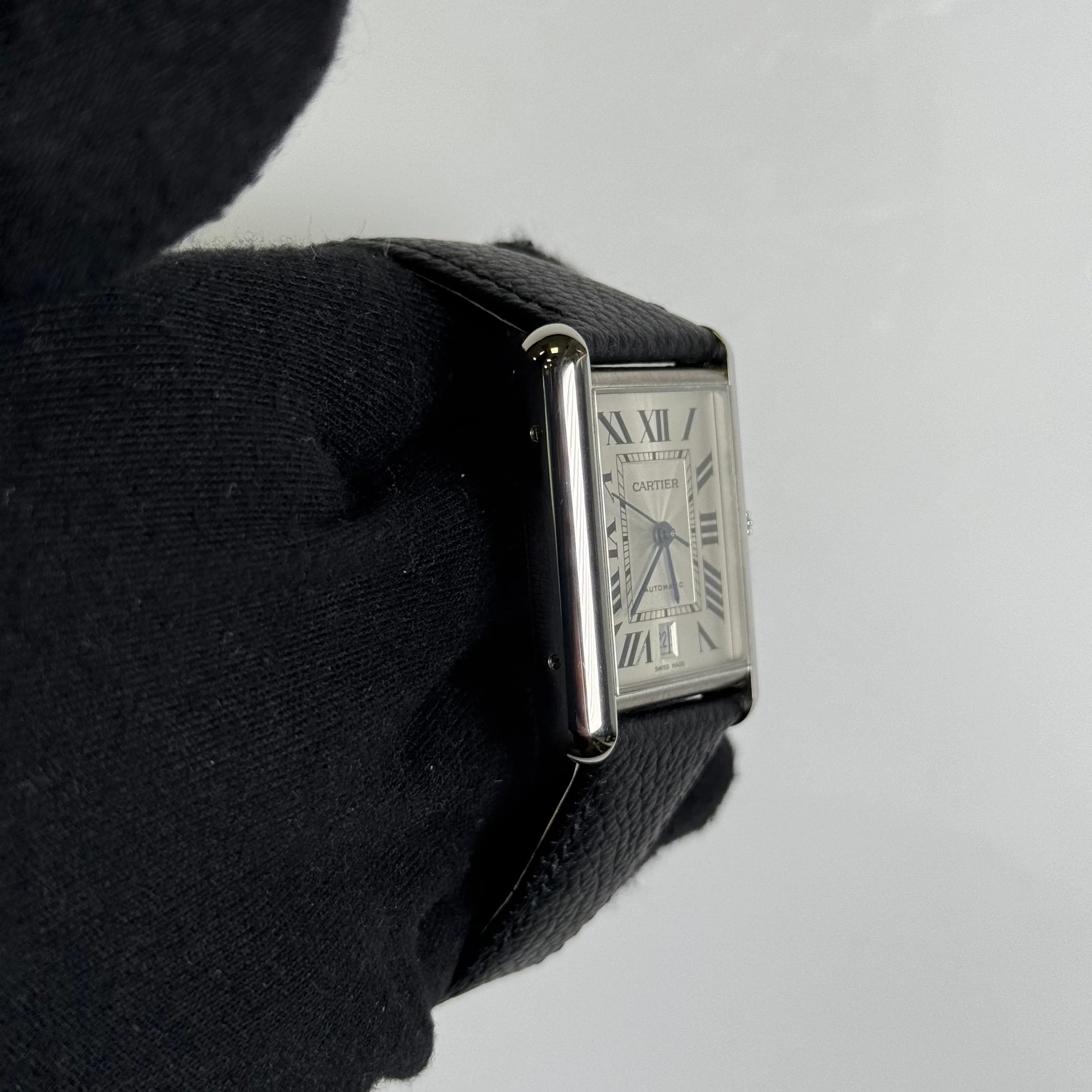 Cartier Tank 31mm Silver Dial Watch Ref# WSTA0040 - Image 3