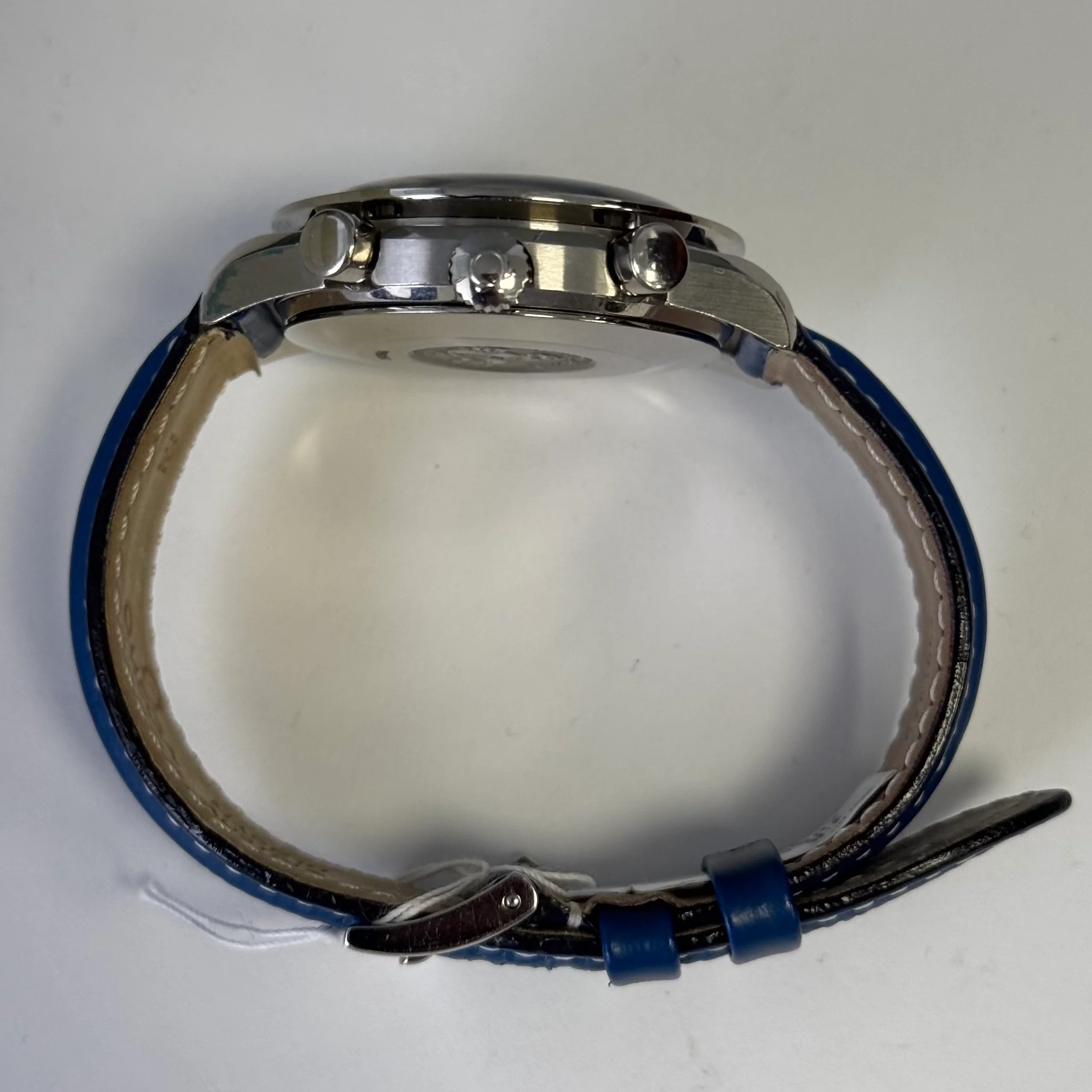 Omega Men's Speedmaster Schumacher Stainless Steel 39mm Blue Chronograph Stick Dial Watch Reference #: 3510.81.00 - Image 5