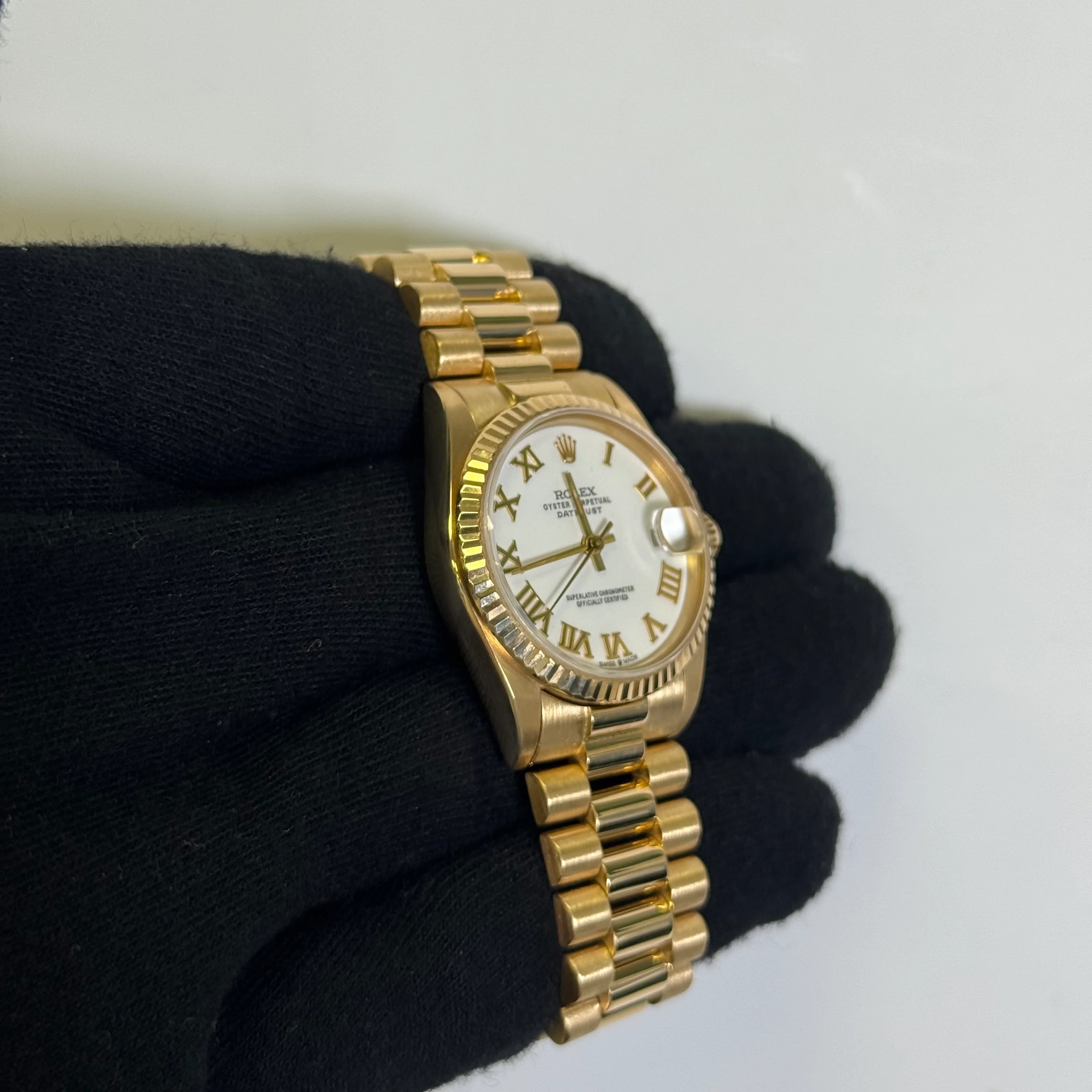 Rolex Datejust 31mm White Dial Watch Ref# 68278 - Image 3