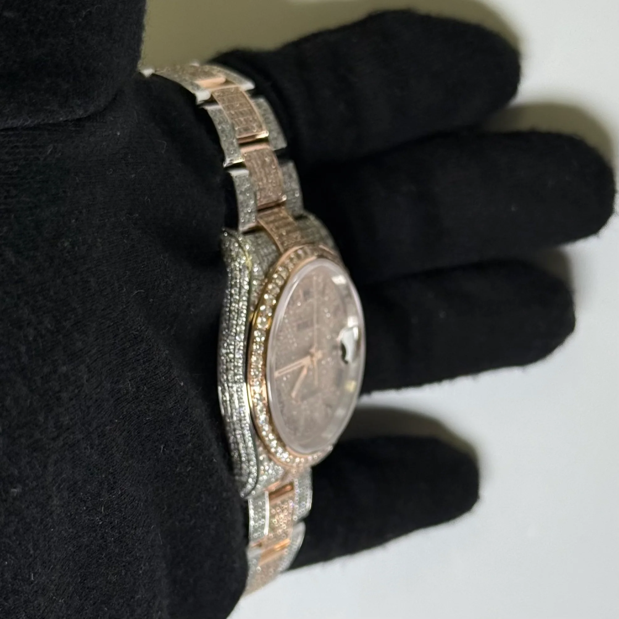 Rolex Datejust 36mm Custom Iced Out Dial Watch Ref# 126231 - Image 3