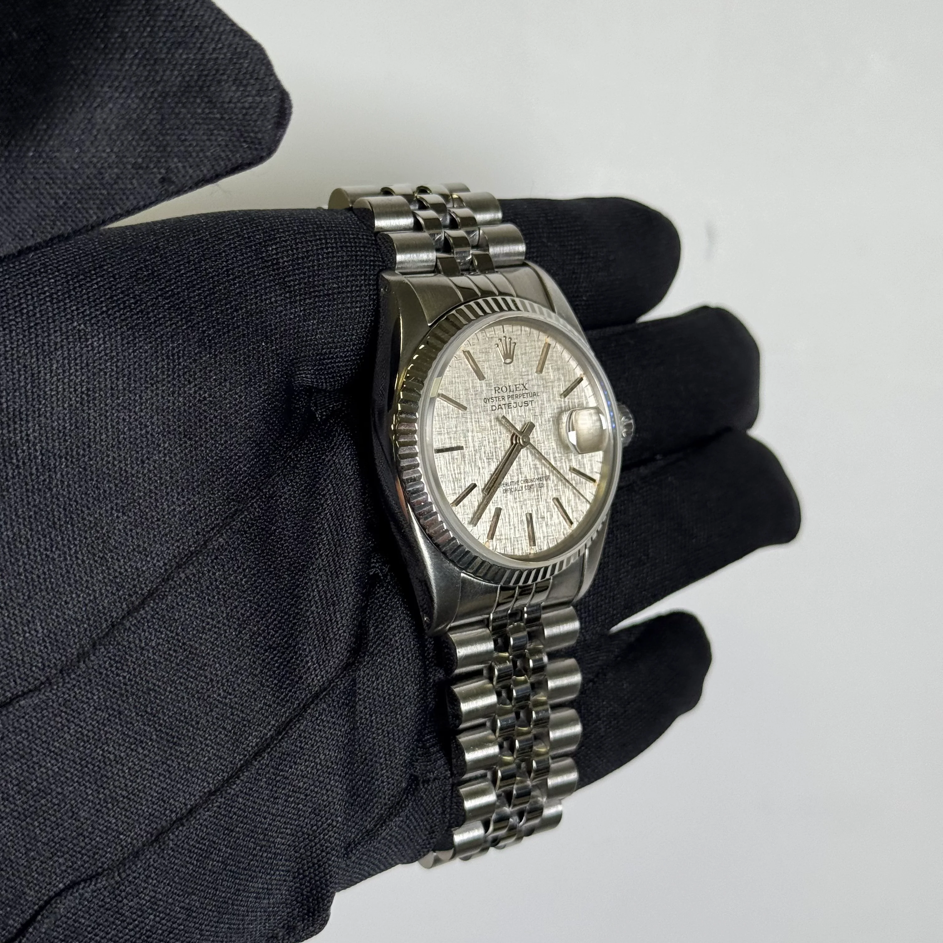 Rolex Datejust 36mm Silver Dial Watch Ref# 1601 - Image 3