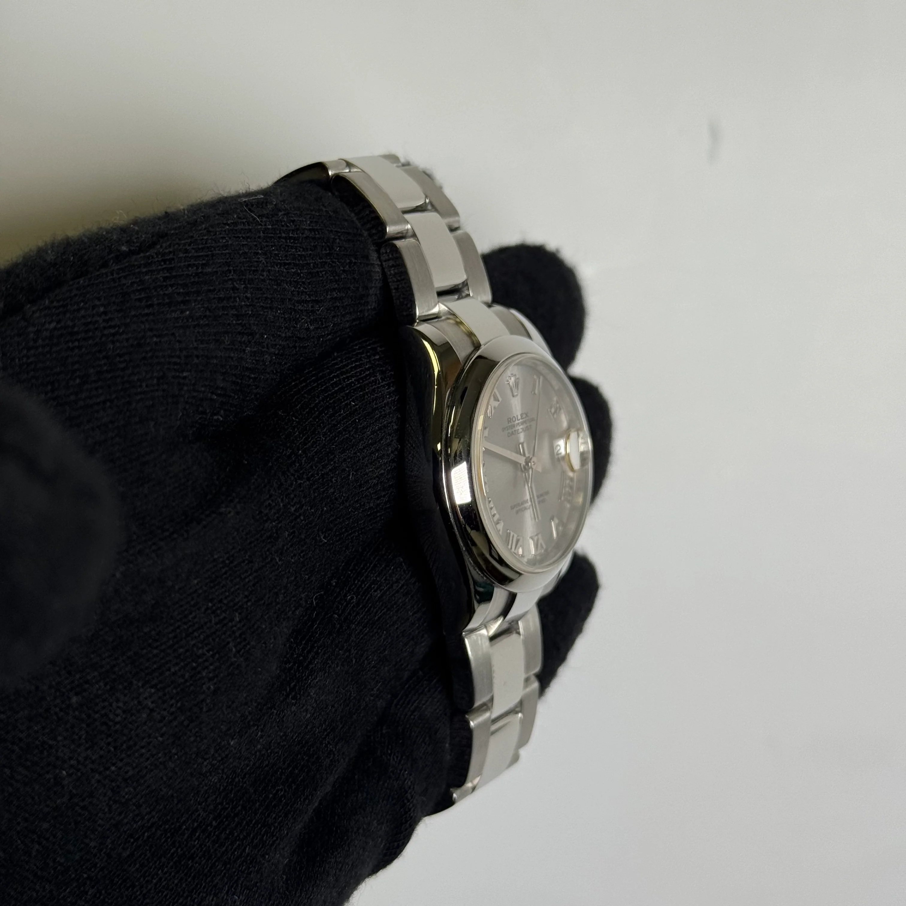 Rolex Datejust Stainless Steel 31mm Silver Roman Dial Watch Reference# 178240 - Image 3