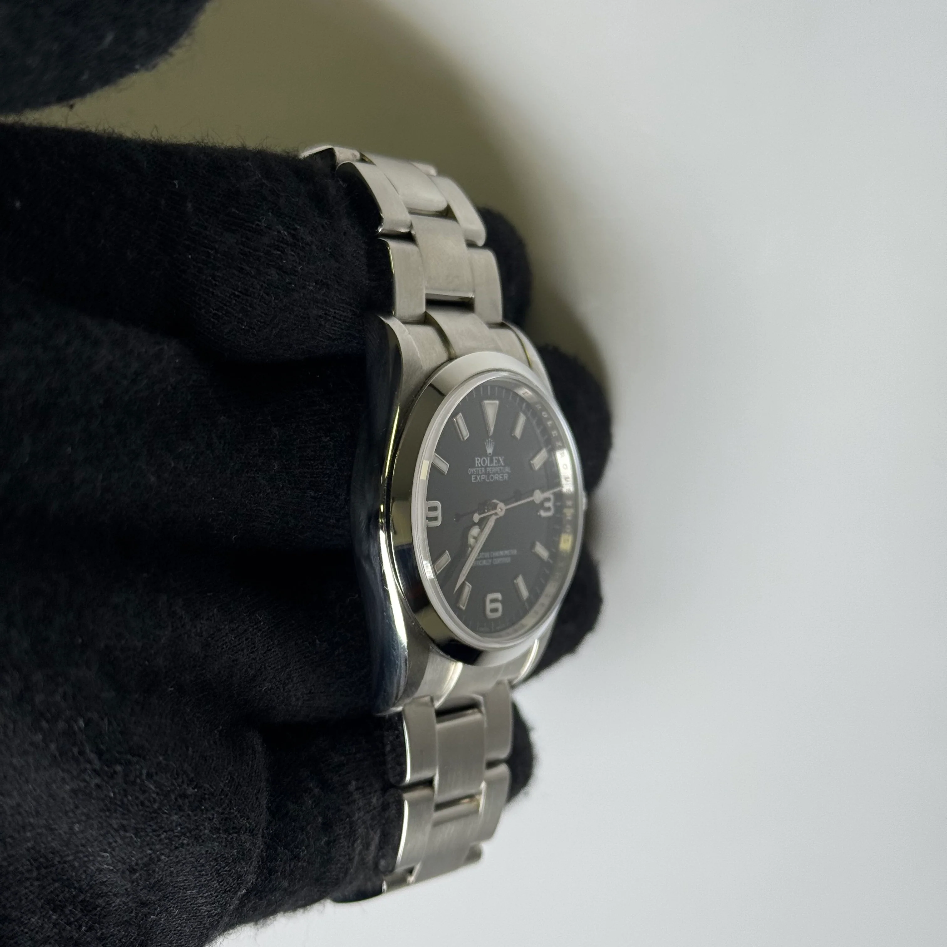 Rolex Explorer 36mm Black Dial Watch Ref# 114270 - Image 3