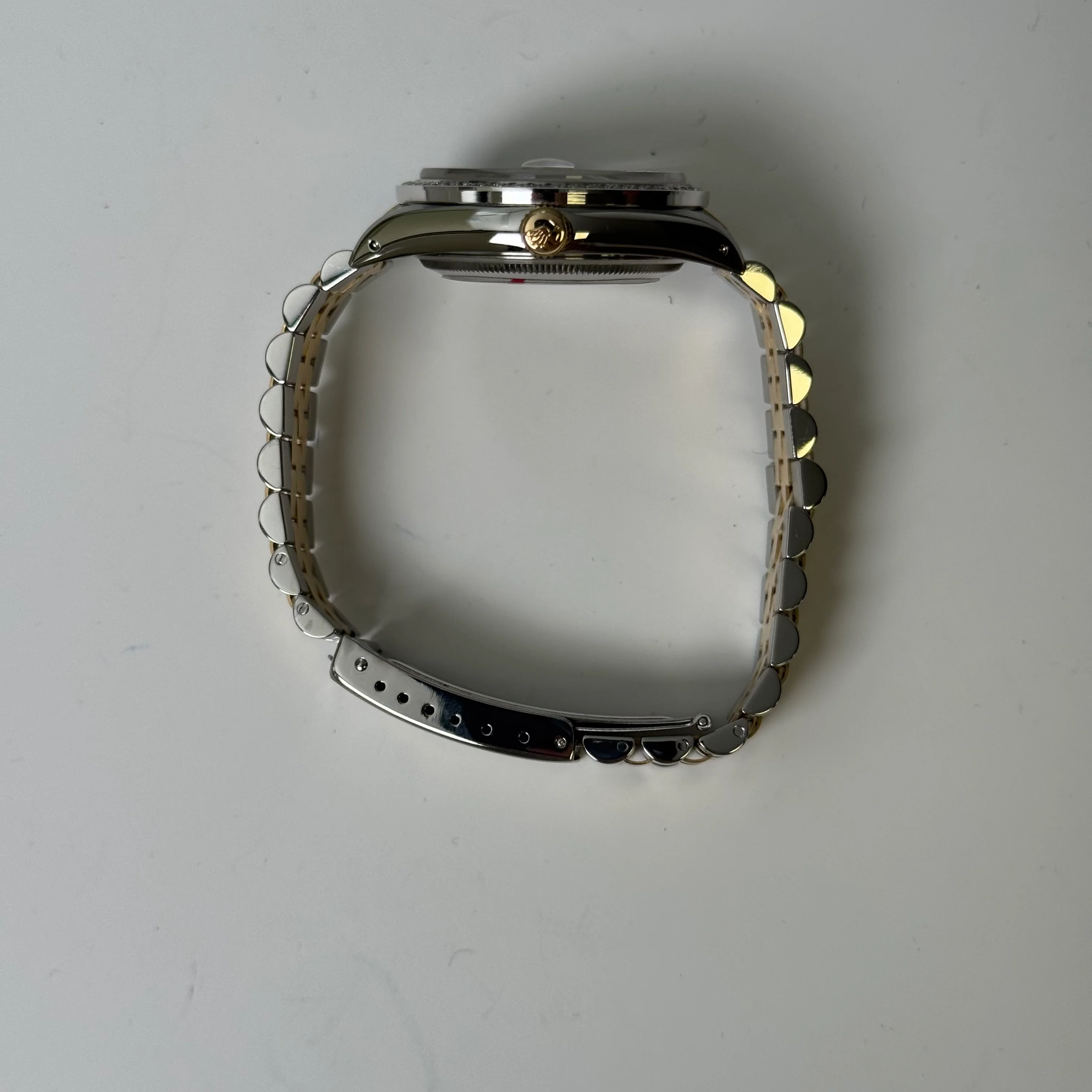 Rolex Oyster Perpetual 34mm MOP Dial Watch Ref# 15223 - Image 5