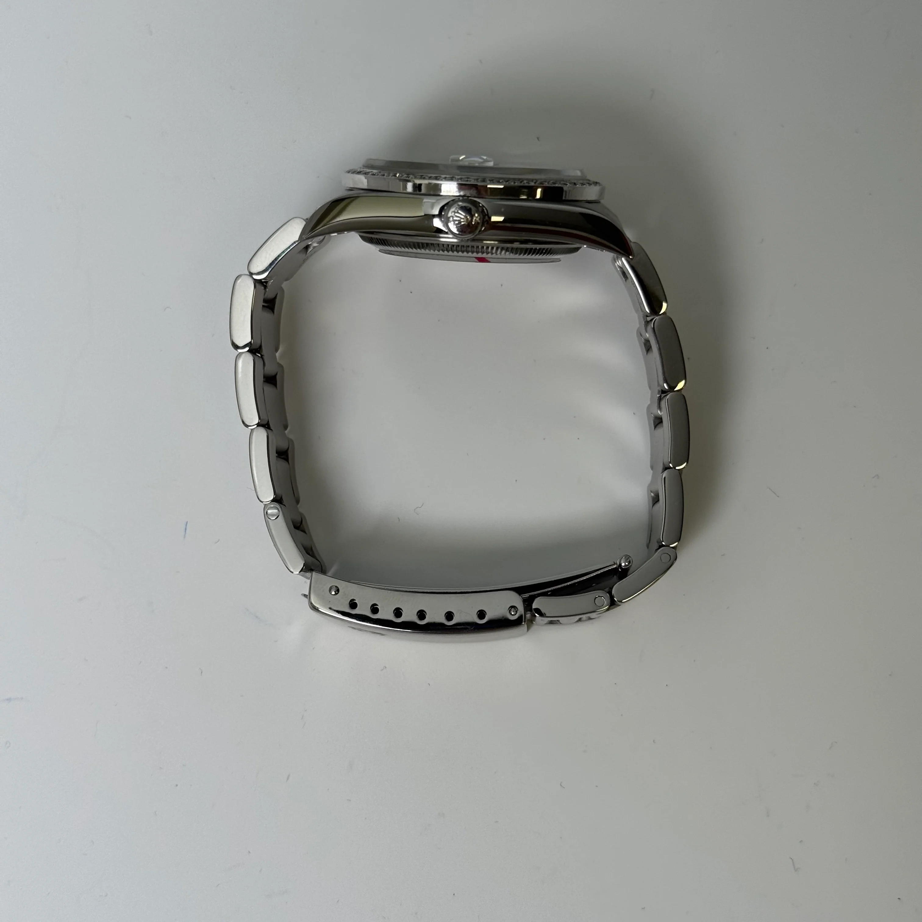 Rolex Perpetual Date 34mm MOP Dial Watch Ref# 15210 - Image 5